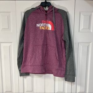 The North Face zip up jacket women xl
